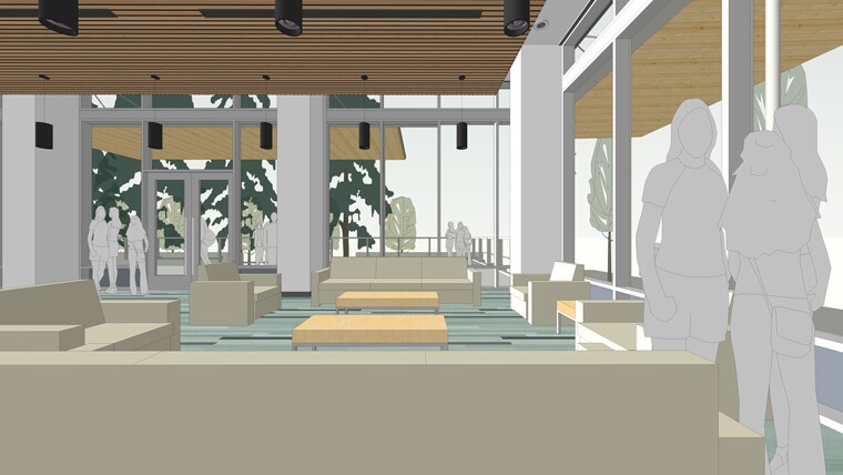Acton Ostry Architects is aiming for LEED Gold certification (a green building standard) for the building