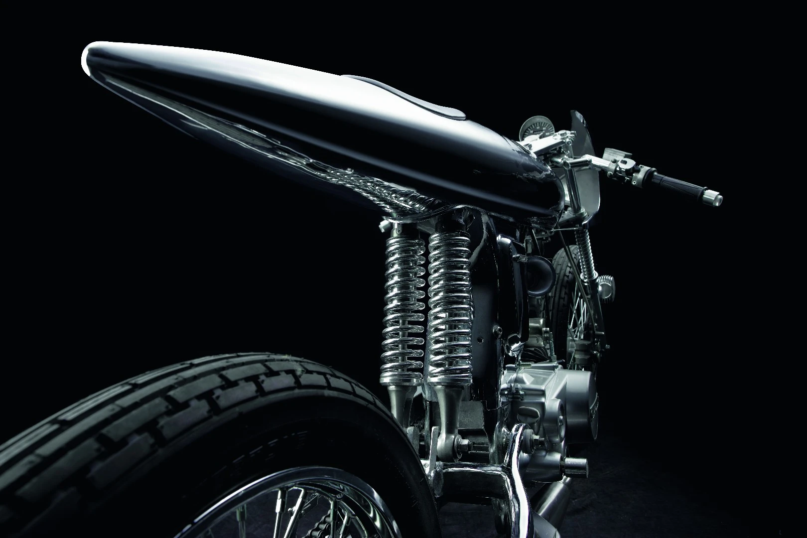 The Eve MK II has a small gas tank that won't take you far, but this is more art than transportation