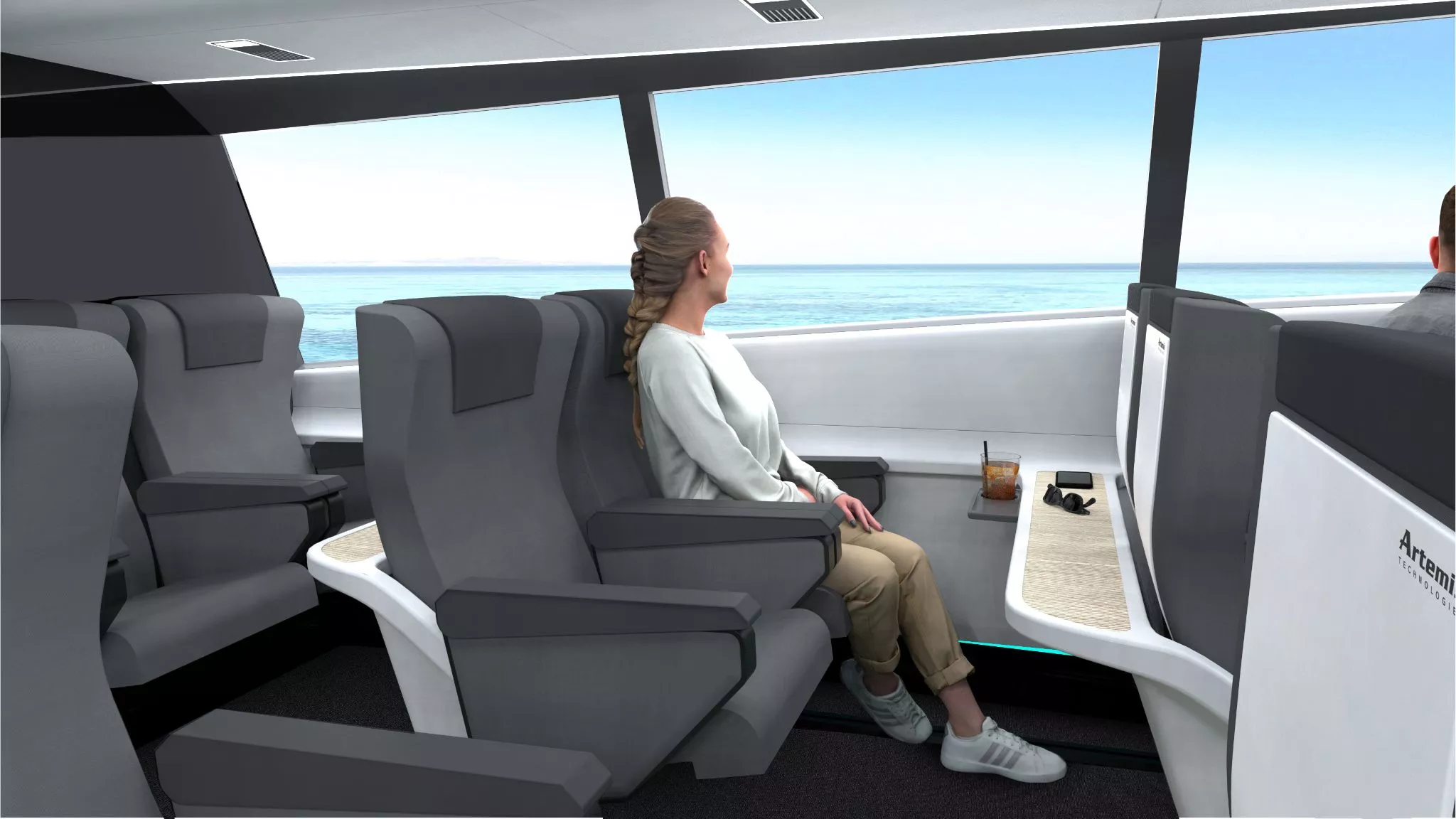 The Escape mixes hydrofoil speed with luxury interiors