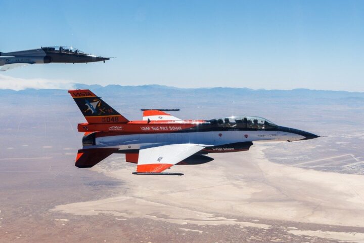 X-62A with chase plane