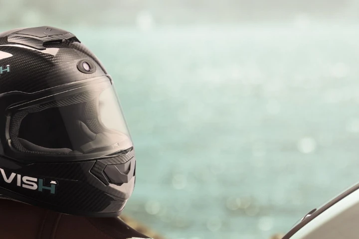 alexa enabled motorcycle helmet LS2 Helmets Advant X Modular with Preinstalled Sena 60S Mesh Bl Black Hills Moto The Stryker is Senas latest full face smart helmet Jarvish's smart motorcycle helmets will