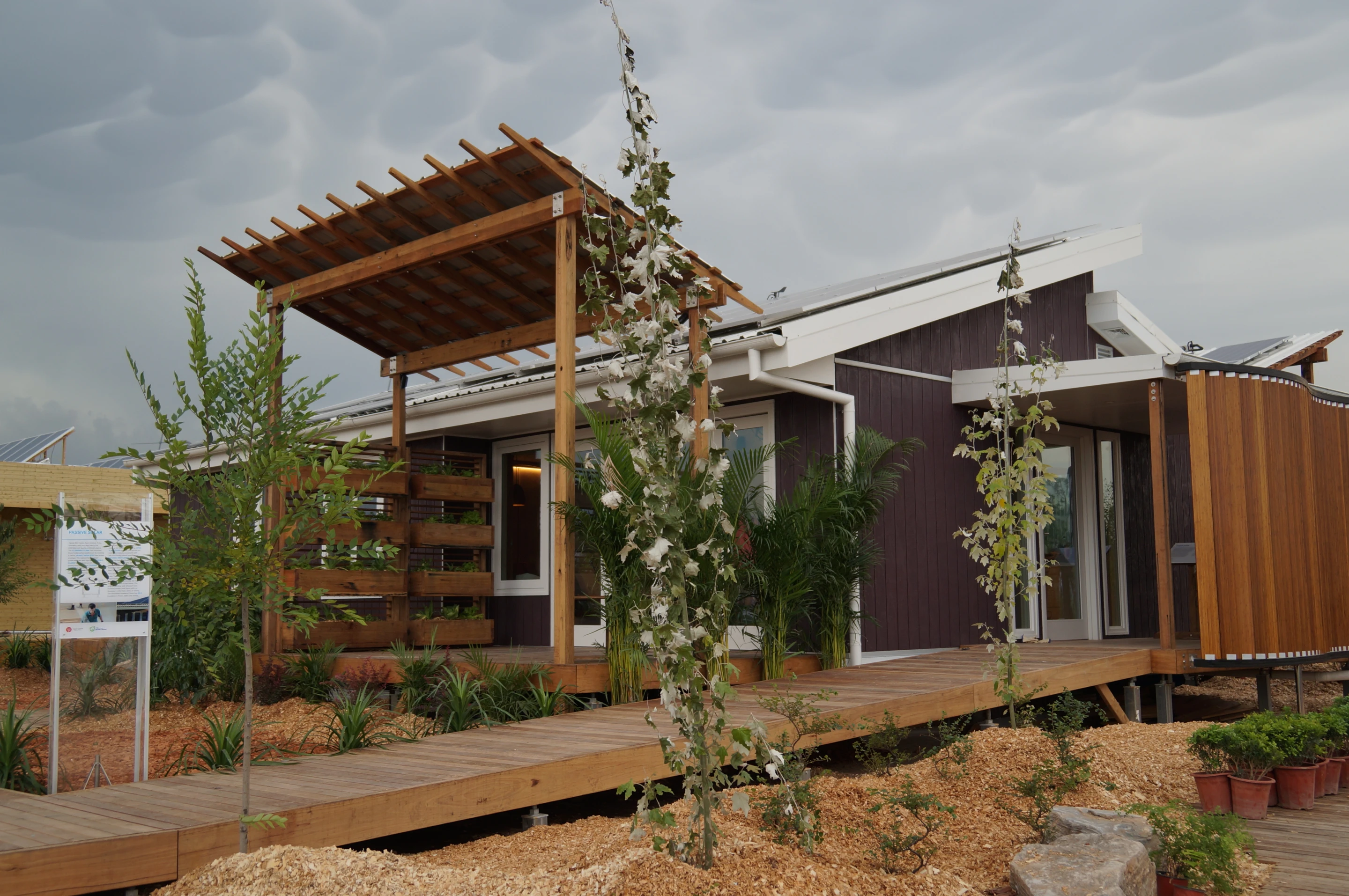 The Illawarra Flame house was created by students from the University of Wollongong