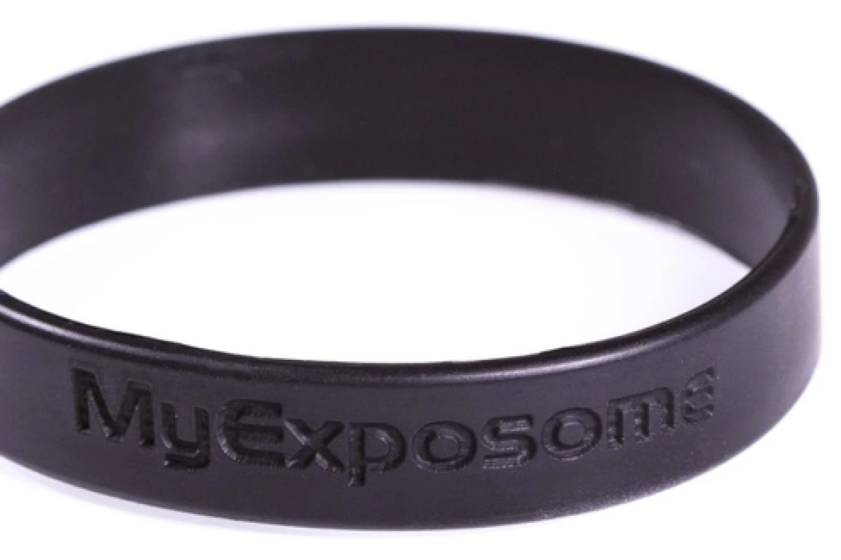 The lightweight, nondescript bracelet is made of specially prepared silicone designed to absorb chemicals around it in the same way your body does