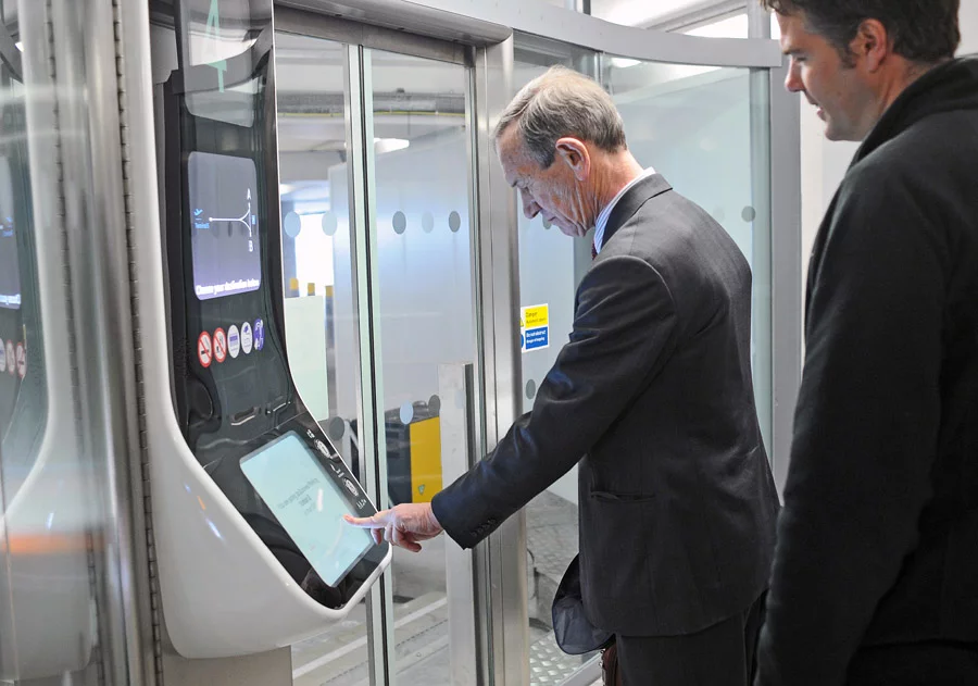 Passengers are carried point-to-point, to a chosen destination