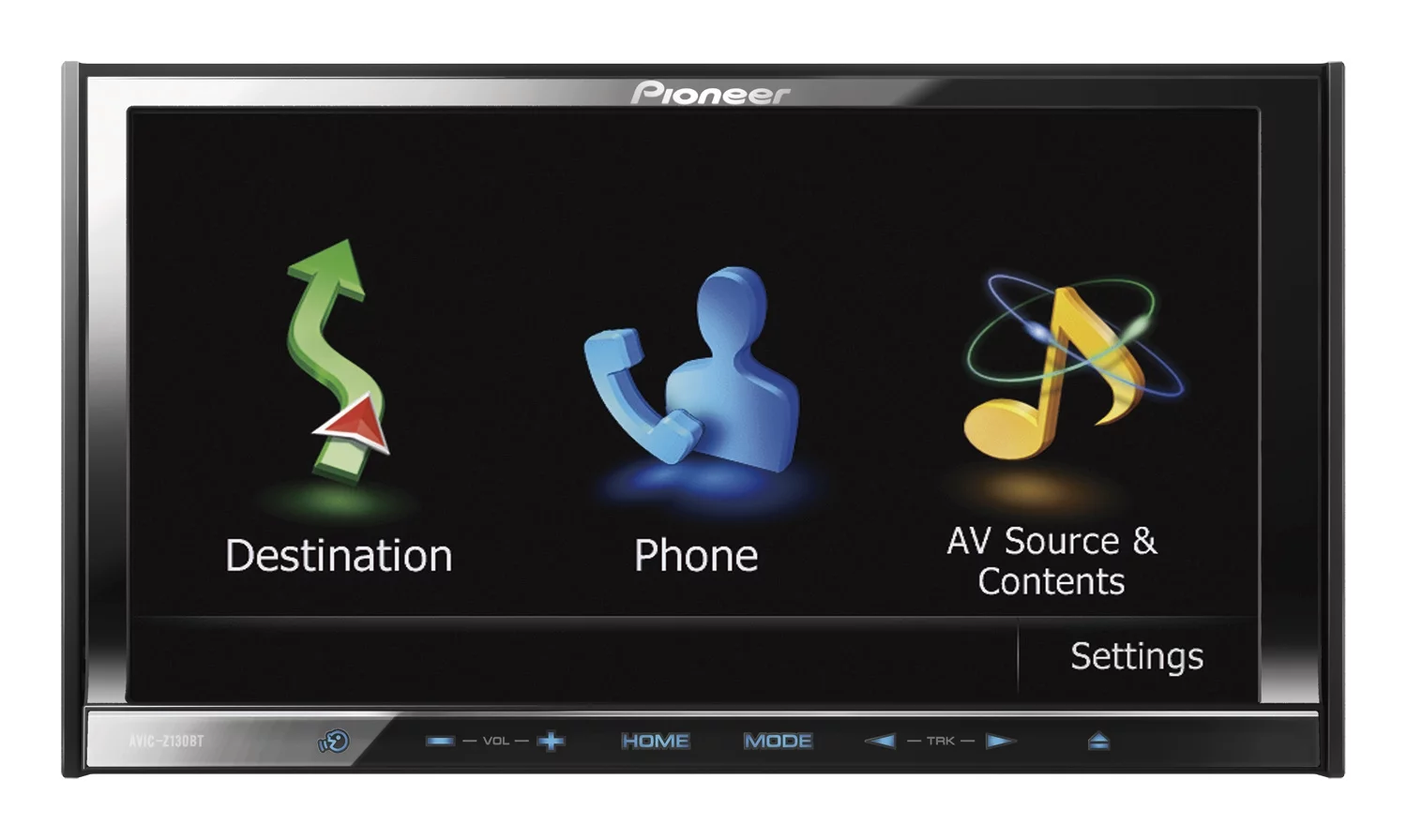 Pioneer AVIC-Z130BT in-car navigation system