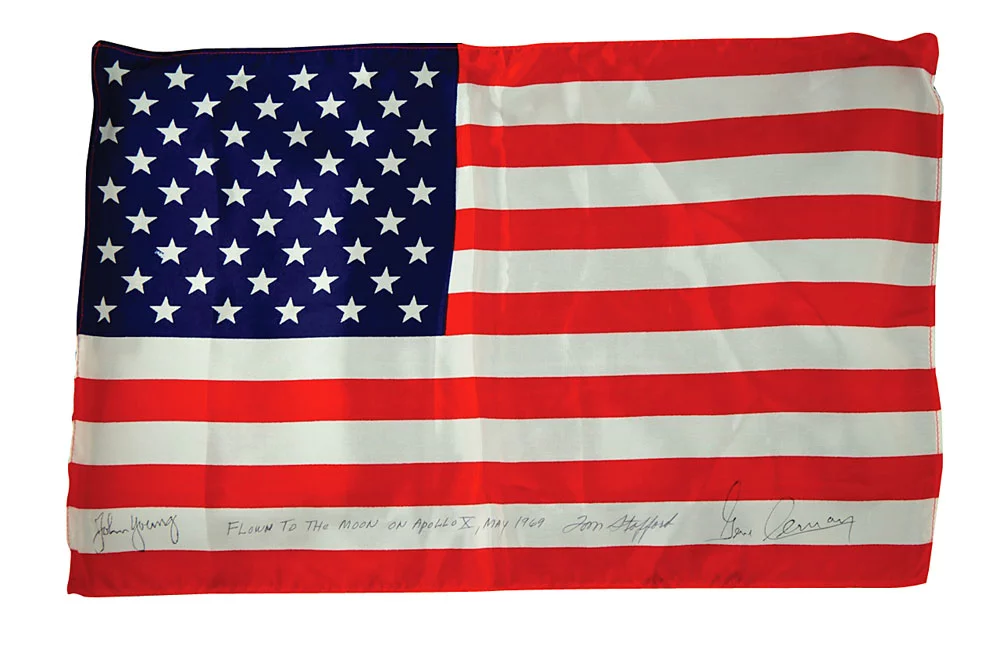 Flag flown on Apollo 10