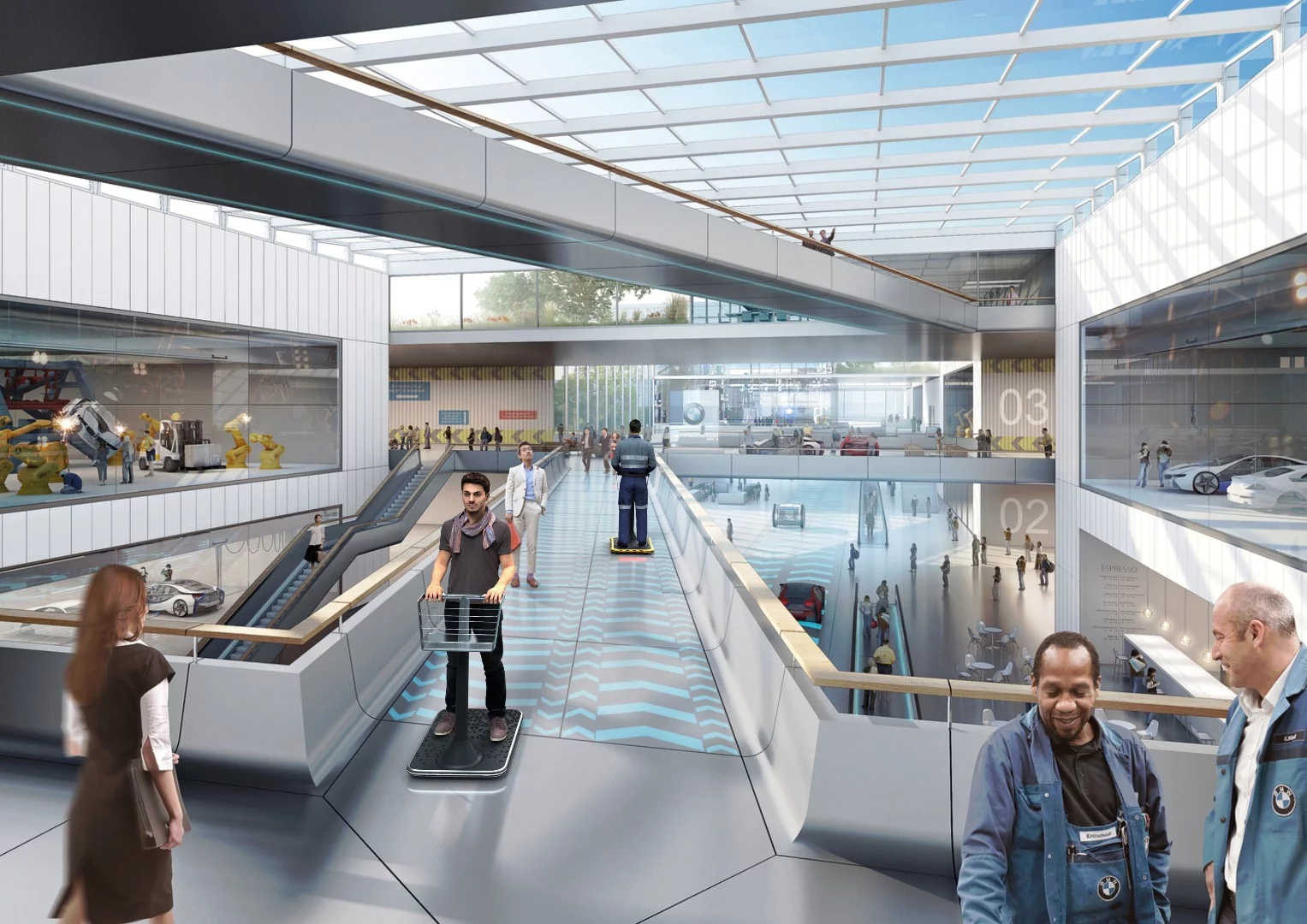 BMW's Personal Mover Concept can be charged from a regular wall socket