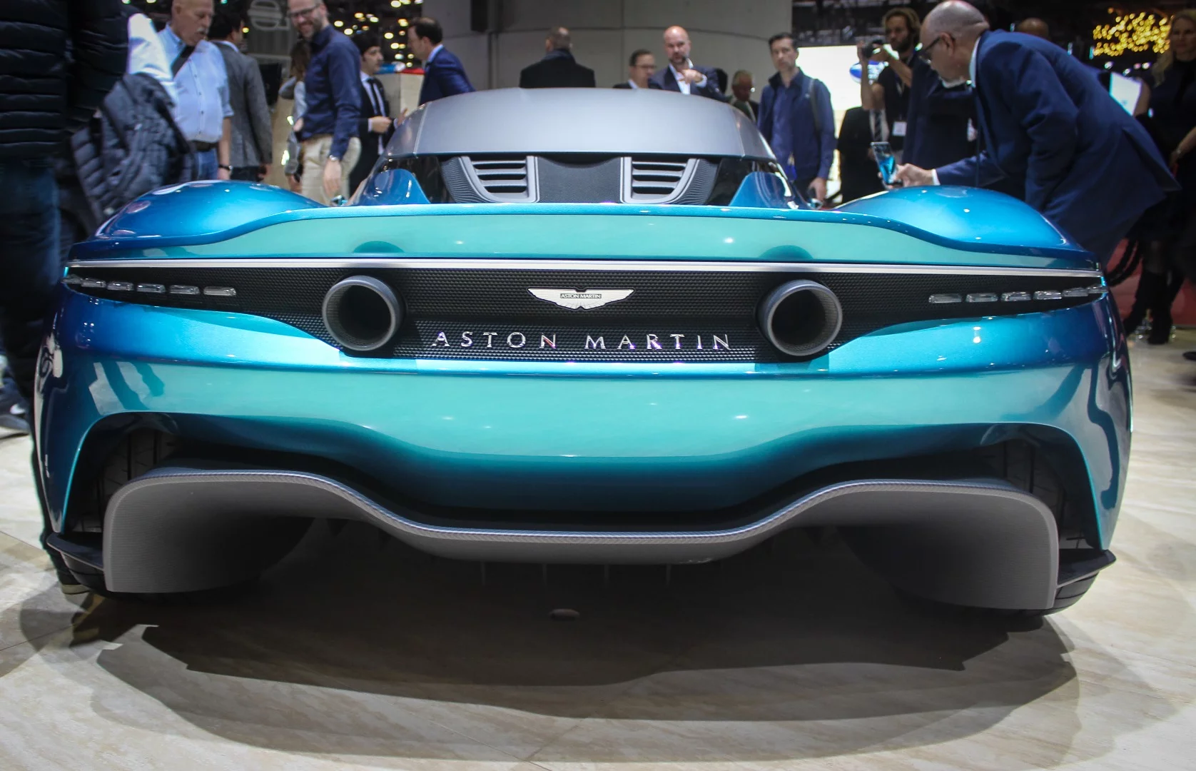 While the Aston Martin Valkyrie looks like a barely tamed race car, future mid-engined supercars will look a little smoother and more Aston Martin-like