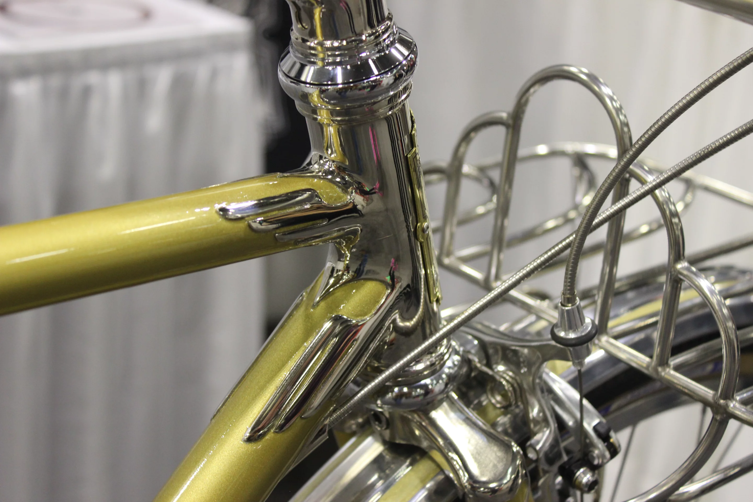 The Porter Cycles bike's amazing front end