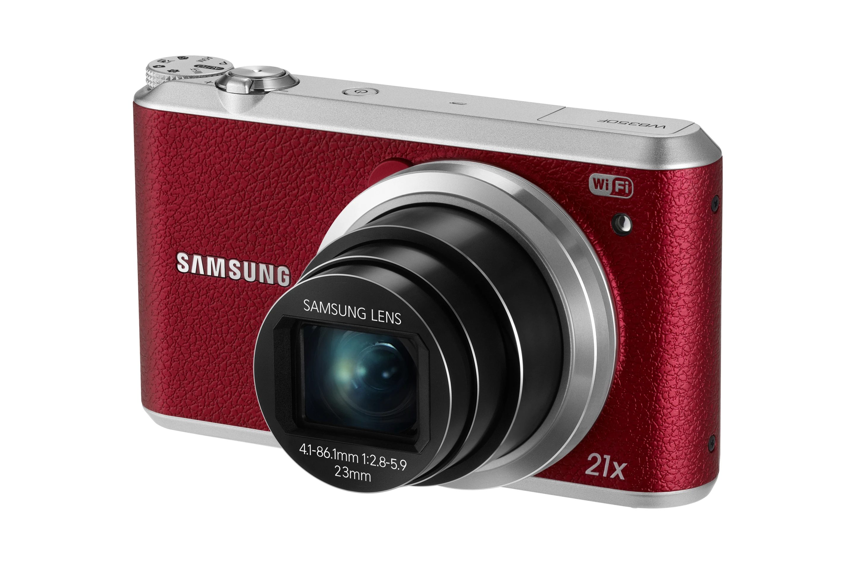 The WB350F comes in white, black, brown, blue or red