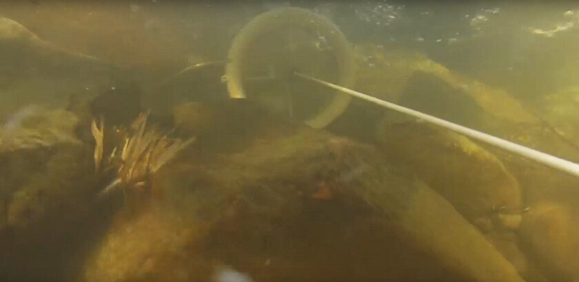 The Waterlily is made for flowing water or wind, but there are plans to add hand cranking, as well as a mount for a bike and tow cable for a canoe or kayak