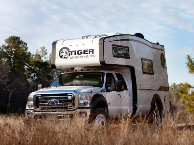 The Siberian is based on the Ford F450 Crew Cab