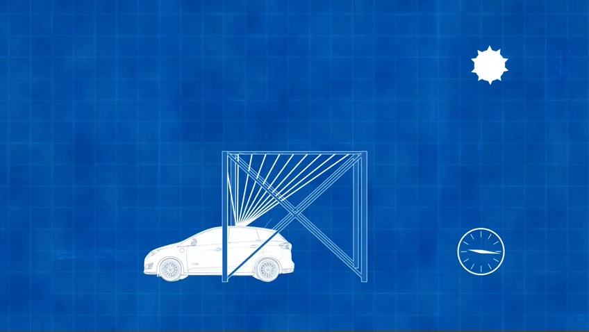 The sun concentrator can track the sun and keep it concentrated on the panels