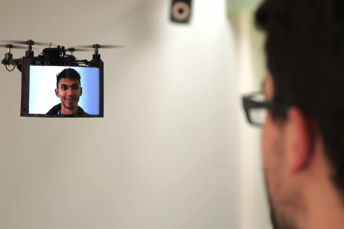 Researchers have created a collaborating swarm of drones that act as 3D pixels (voxels) and promises to create giant, flying interactive displays made up of many thousands of individual pixels