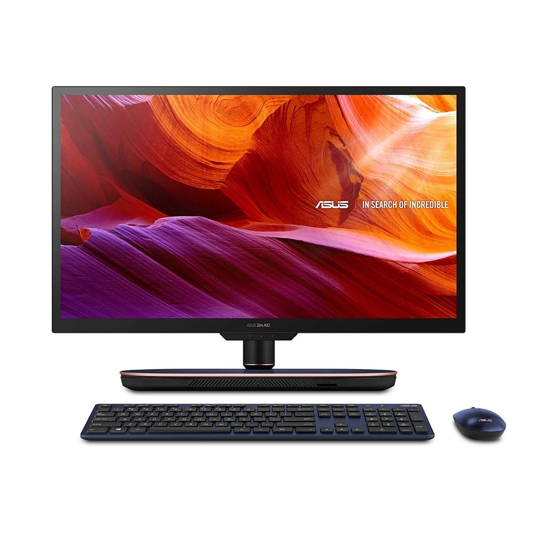 The Zen AiO 27 features a 4K UHD multi-touch display