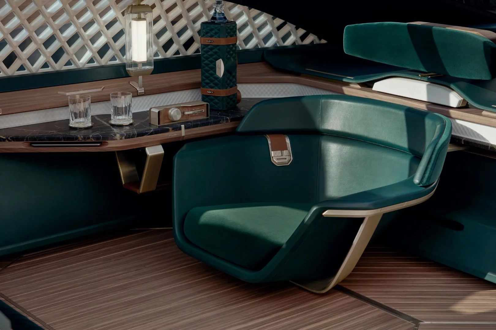 WIth no need to take the wheel, how about a drink?