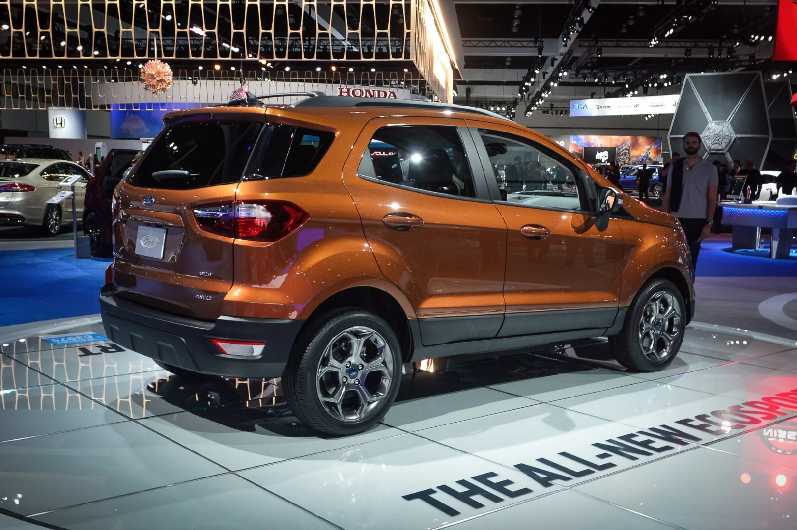 Ford first revealed the EcoSport days before the LA show in what it calls the world's first-ever Snapchat vehicle reveal