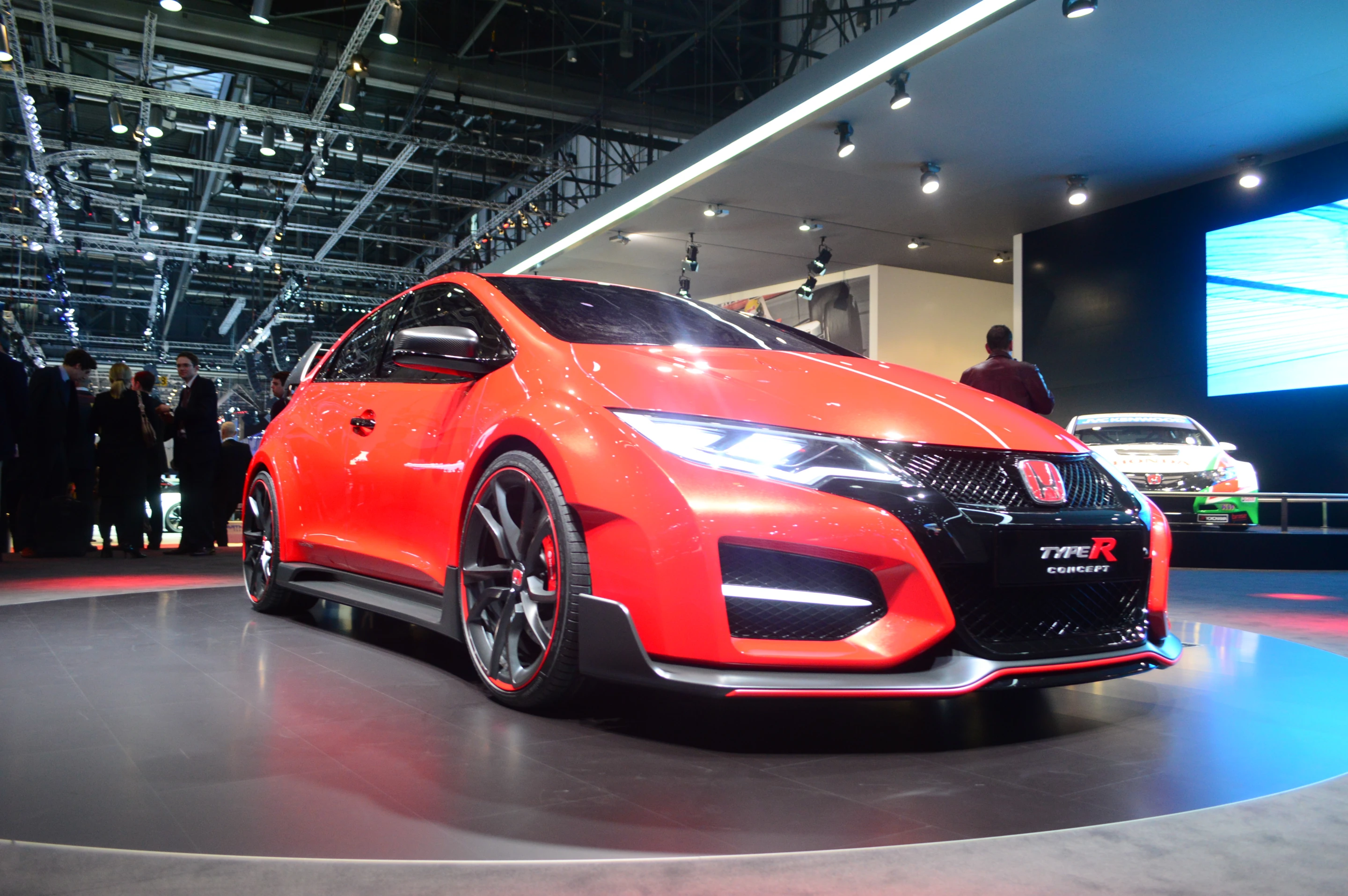 The Honda Civic Type R Concept at the Geneva Motor Show