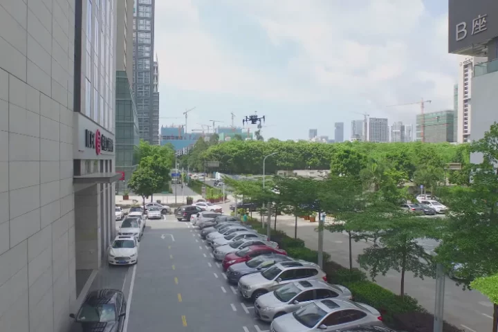 A project at Shanghai's Fudan University demosntrates Guidance's capabilities by identifying illegally parked cars from above