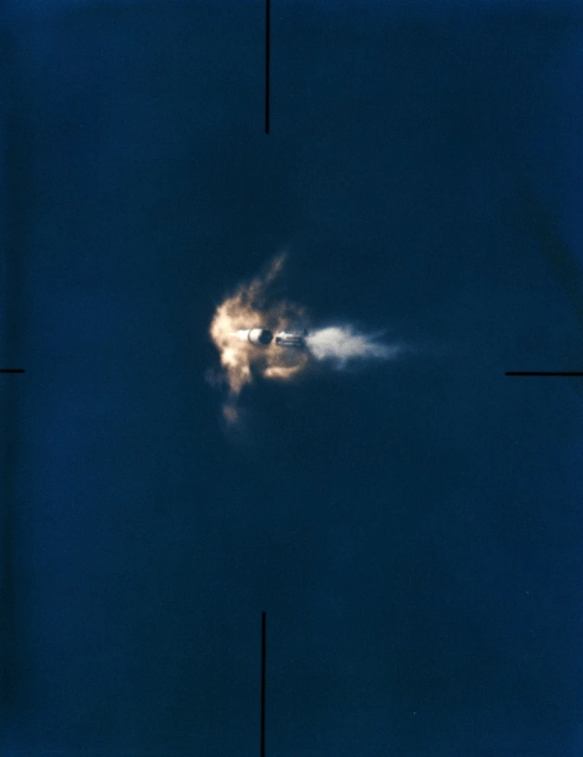 Apollo 7 booster separation