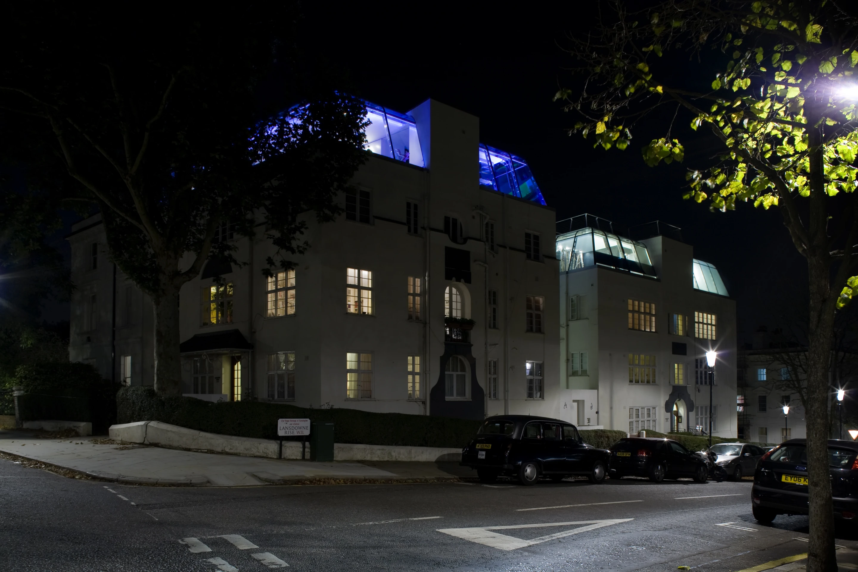 The penthouse is located in London's exclusive Notting Hill area