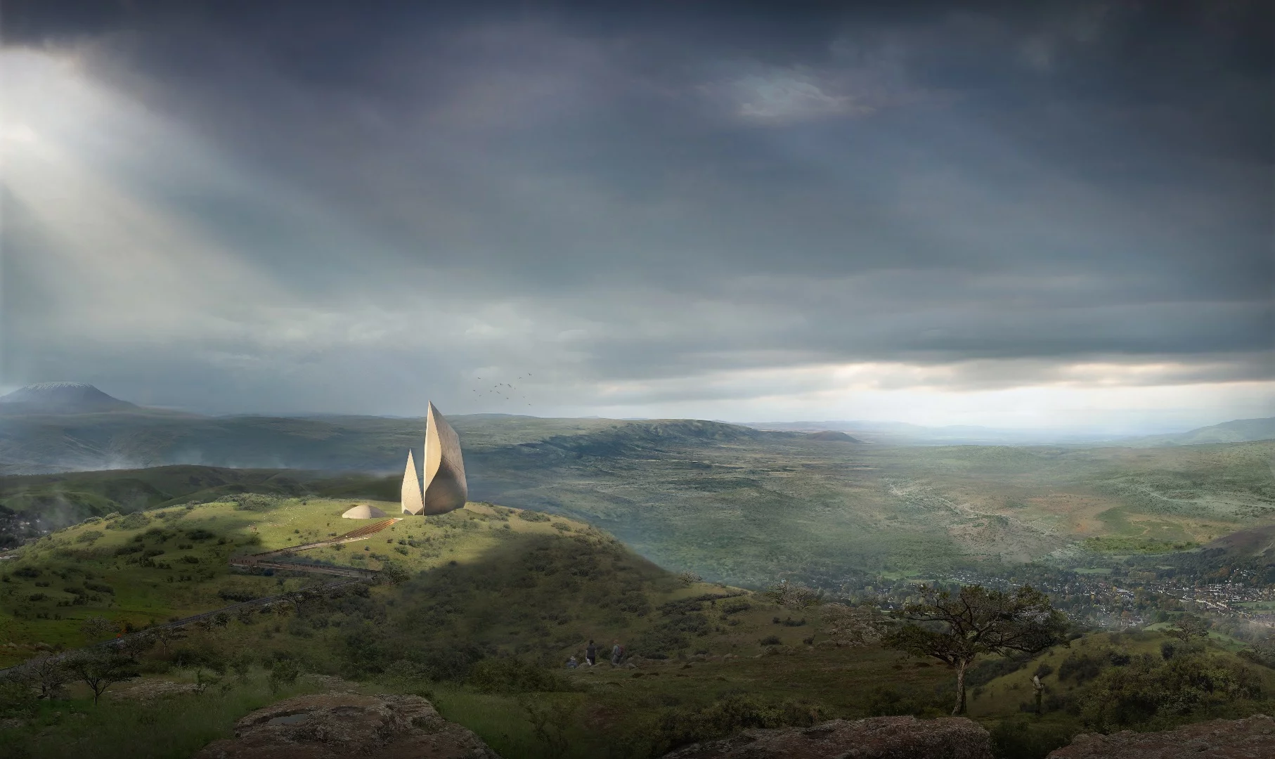 Judging from the renders, Ngaren: The Museum of Humankind takes its place very well among the landscape