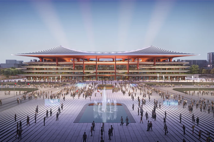 We've no word on when construction is due to begin, but the Xi’an International Football Centre is expected to be in use in 2023