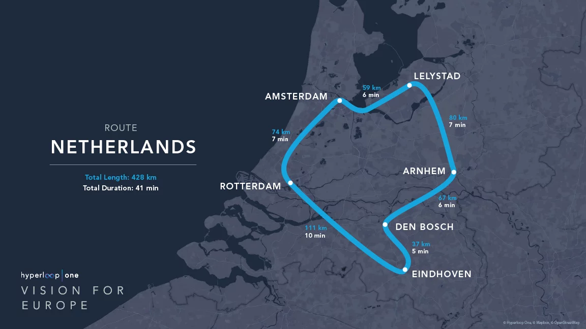 The Netherlands route