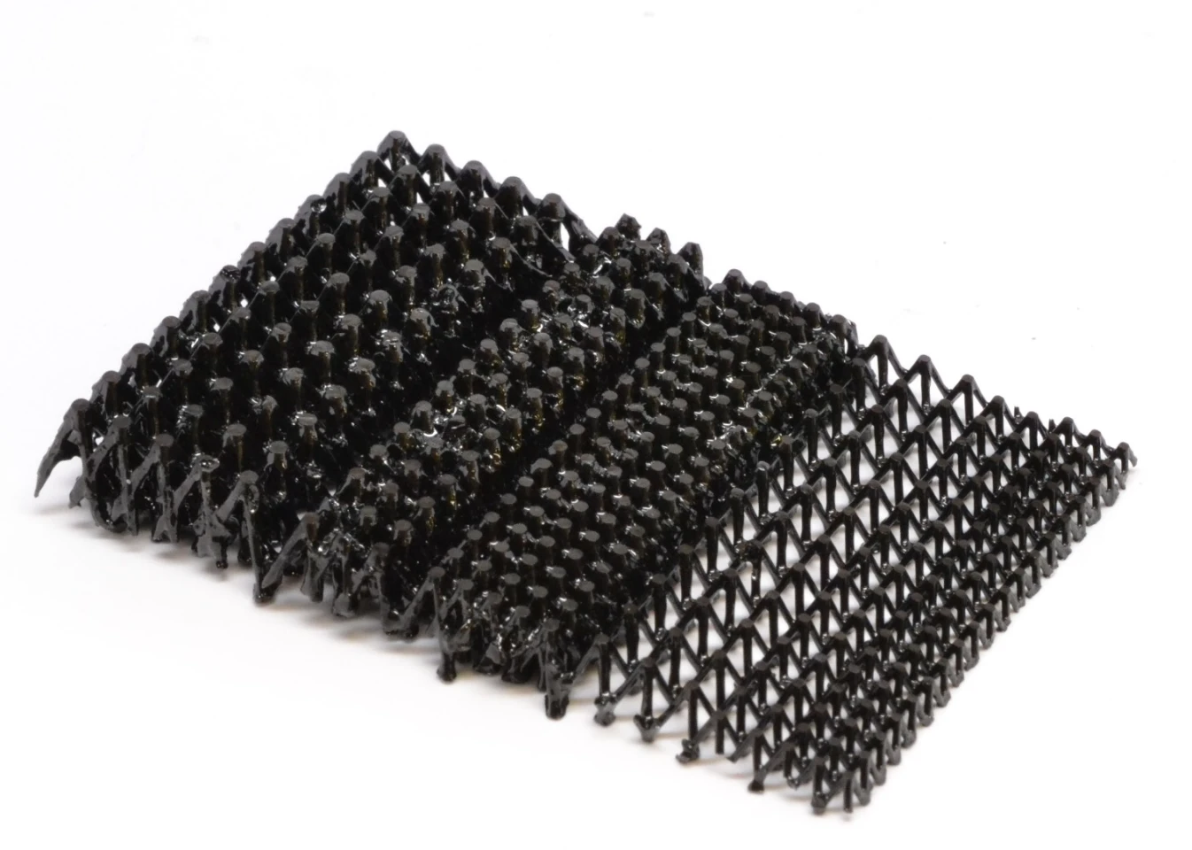 Ceramic material printed via HRL Laboratories 3D printing process