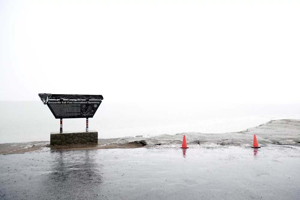 The site of the test run at Utah (Photo: Denis Boussard/Venturi Automobiles)