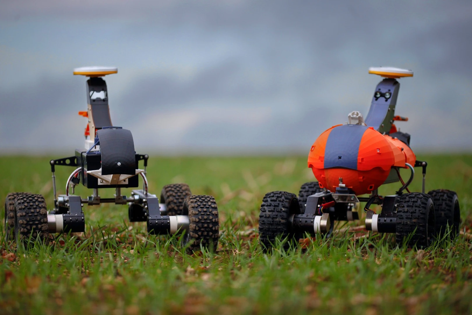 Two versions of the Tom prototype that will be tested in the field
