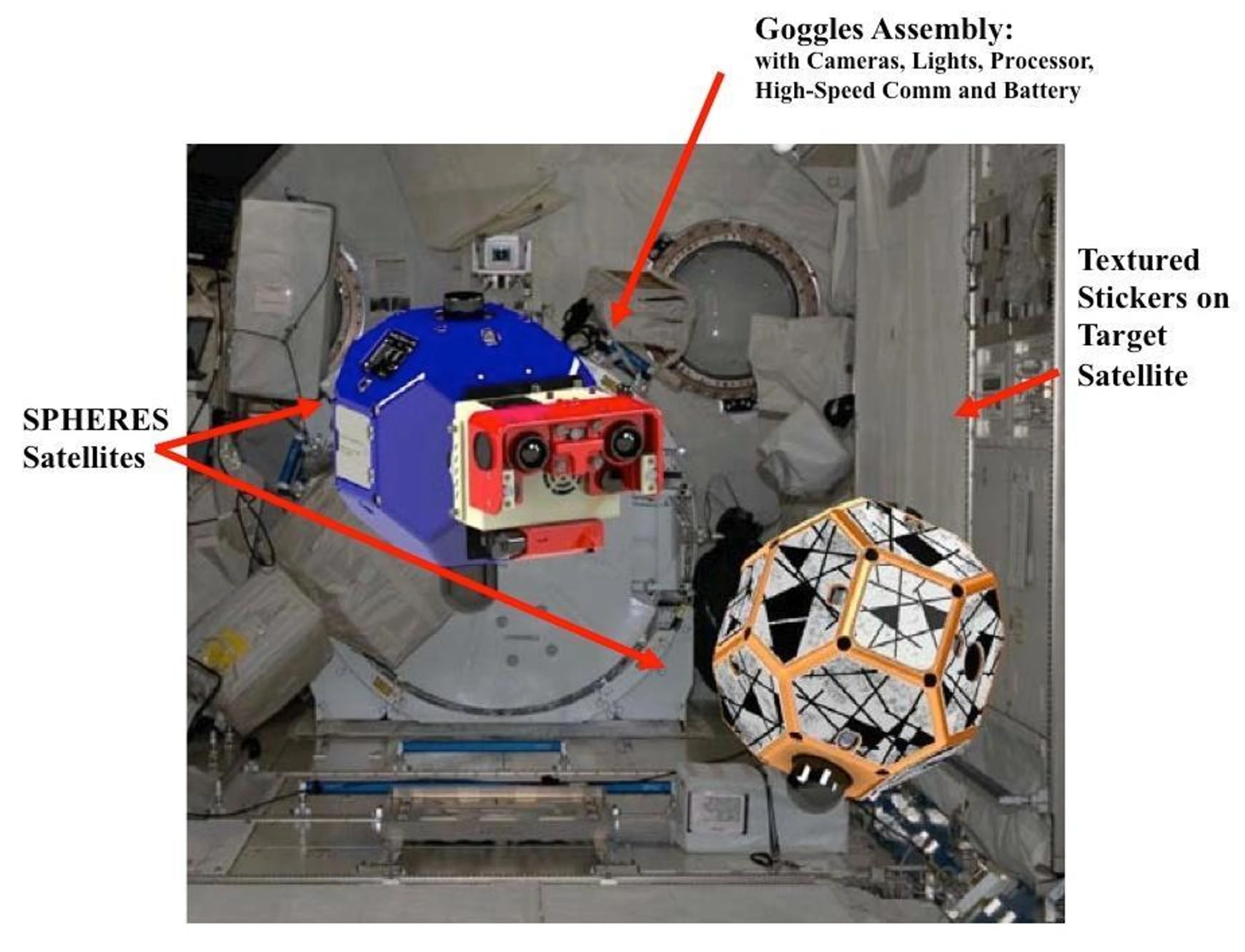 CAD rendering of SPHERS-VERTIGO and target (Image: MIT Development Team)