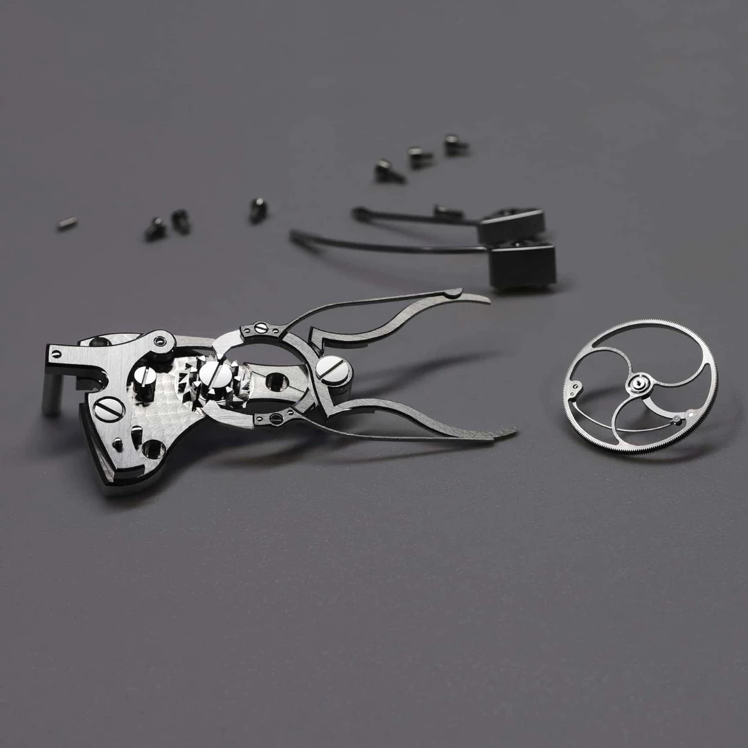 Each part was finished by a single Master Watchmaker