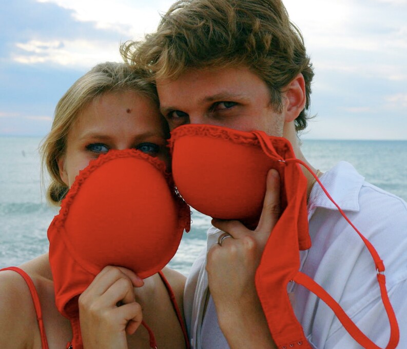 The Emergency Bra provides protection for two