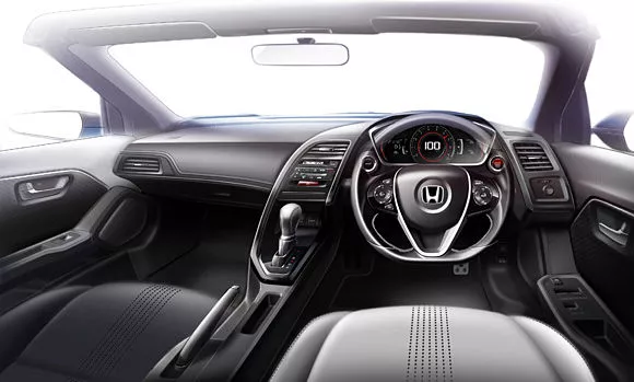 Honda says the S660 is the world’s first mini-vehicle equipped with a 6-speed manual transmission
