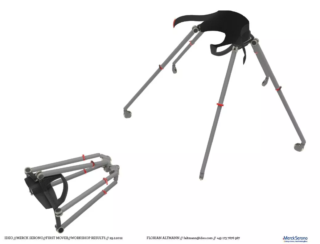 The production version of the Sports Walker would fold up for storage and transport