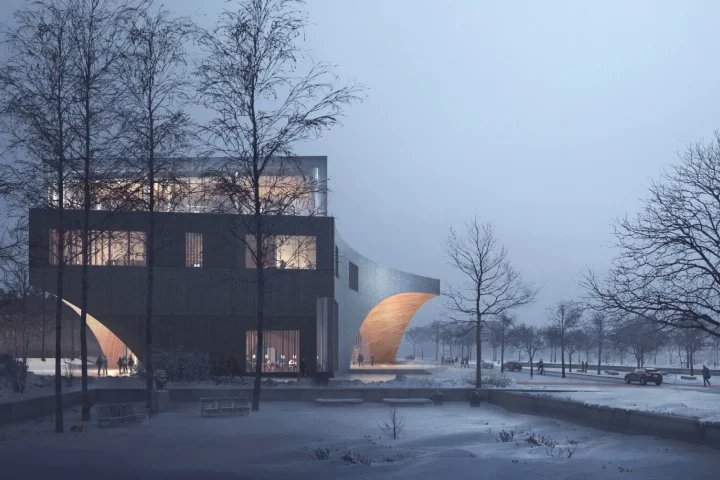 The Temple University Library is due to be completed in late 2018