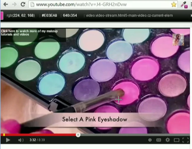 Users first need to pick out a color (Techcrunch Disrupt)