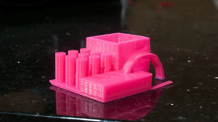 A sample print at 60 mm/s / 0.1mm layer height in Fandango PLA