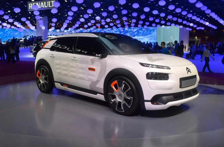 The Citroën C4 Cactus Airflow concept at the 2014 Paris Motor Show (Photo: C.C. Weiss/Gizmag)