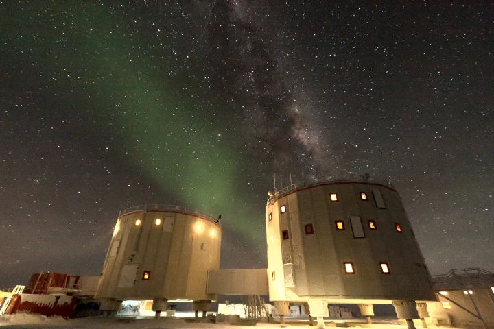 The Concordia Research Station's inhospitable setting makes it useful for studying the effects of space travel
