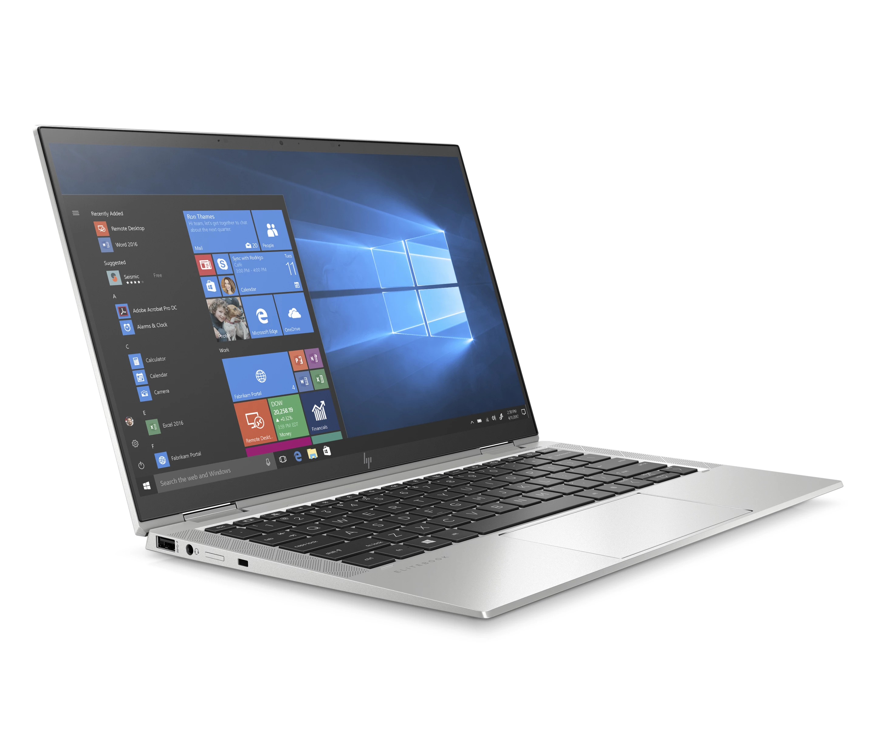 The EliteBook x360 1030 G7 convertible can be had with a 13.3-inch UHD touchscreen display