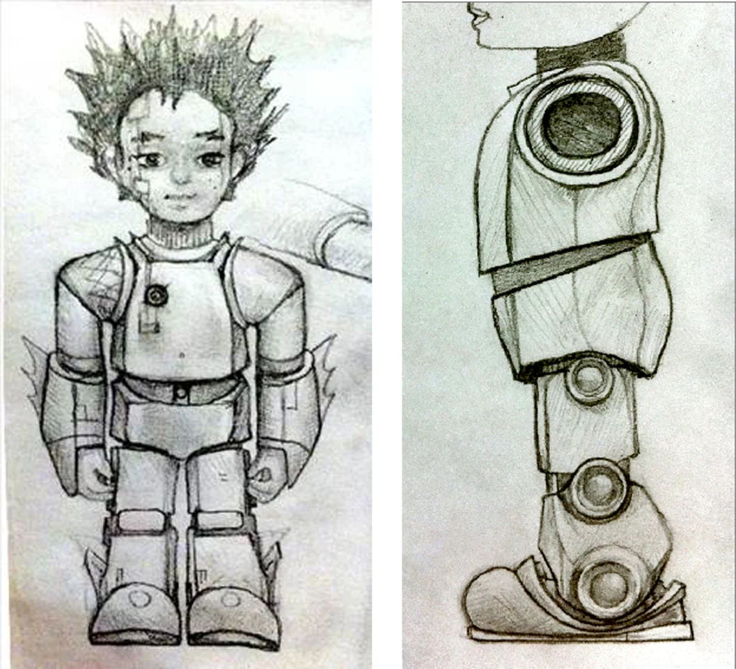 Early Zeno R25 design sketches