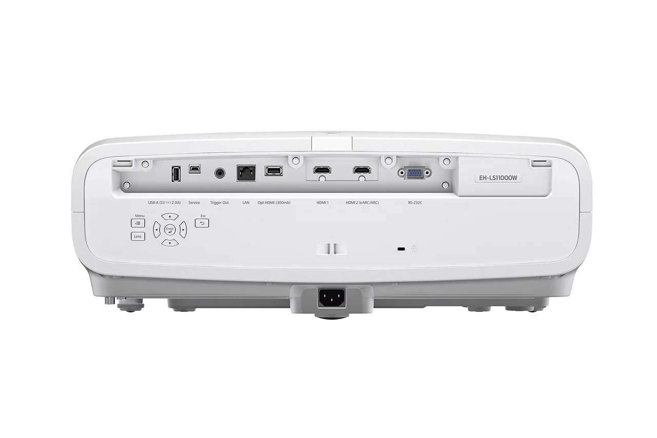 Connectivity options include HDMI 2.1 with support for ARC/eARC, Ethernet LAN and USB