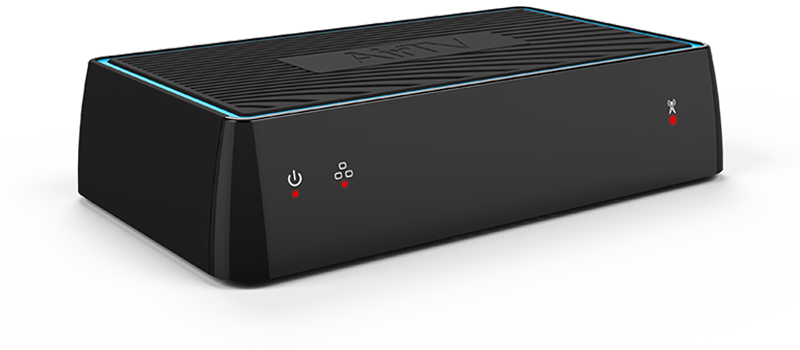 Streaming local, over-the-air TV via the AirTV Mini requires the dual-tuner, AirTV box ($79.99) sold separately