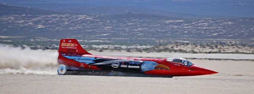 The NAE crew plans to chase down and break the existing land speed record of 761 mph (1,225 km/h) in 2014 with team owner Ed Shadle at the stick