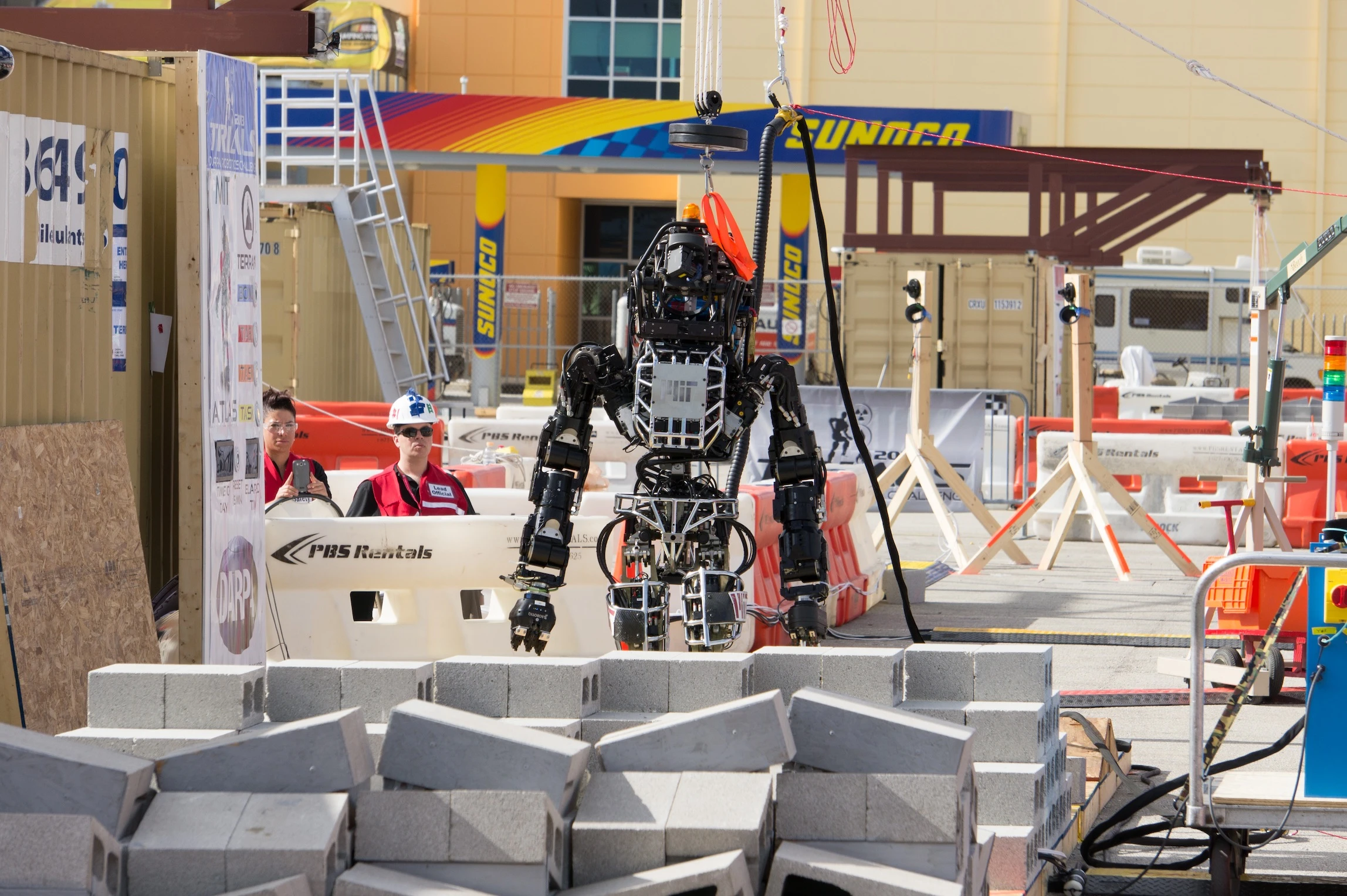 MIT robot on the terrain course