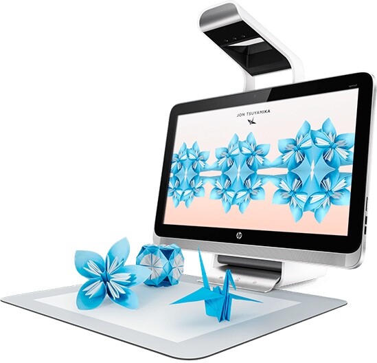 HP's Sprout provides two touch surfaces and integrated 3D scanning to blend the physical and digital worlds