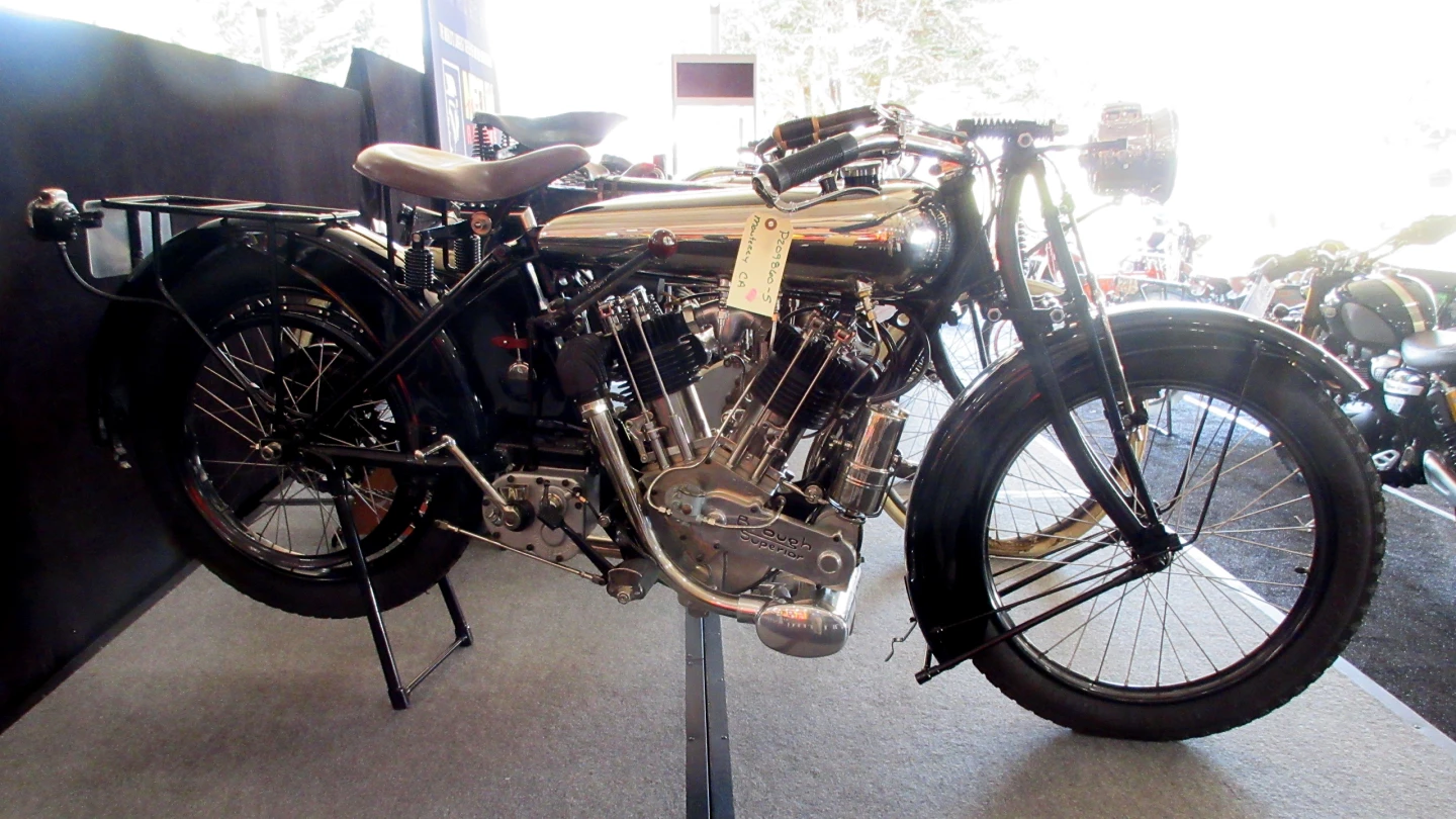 This 1922 Brough Superior Mark 1 90 Bore will go to auction during Monterey Car Week with Mecum Auctions (Lot F92) on 13-August-2021 with an official estimate of $275,000 to $350,000 and failed to meet reserve after a high bid of $250,000.