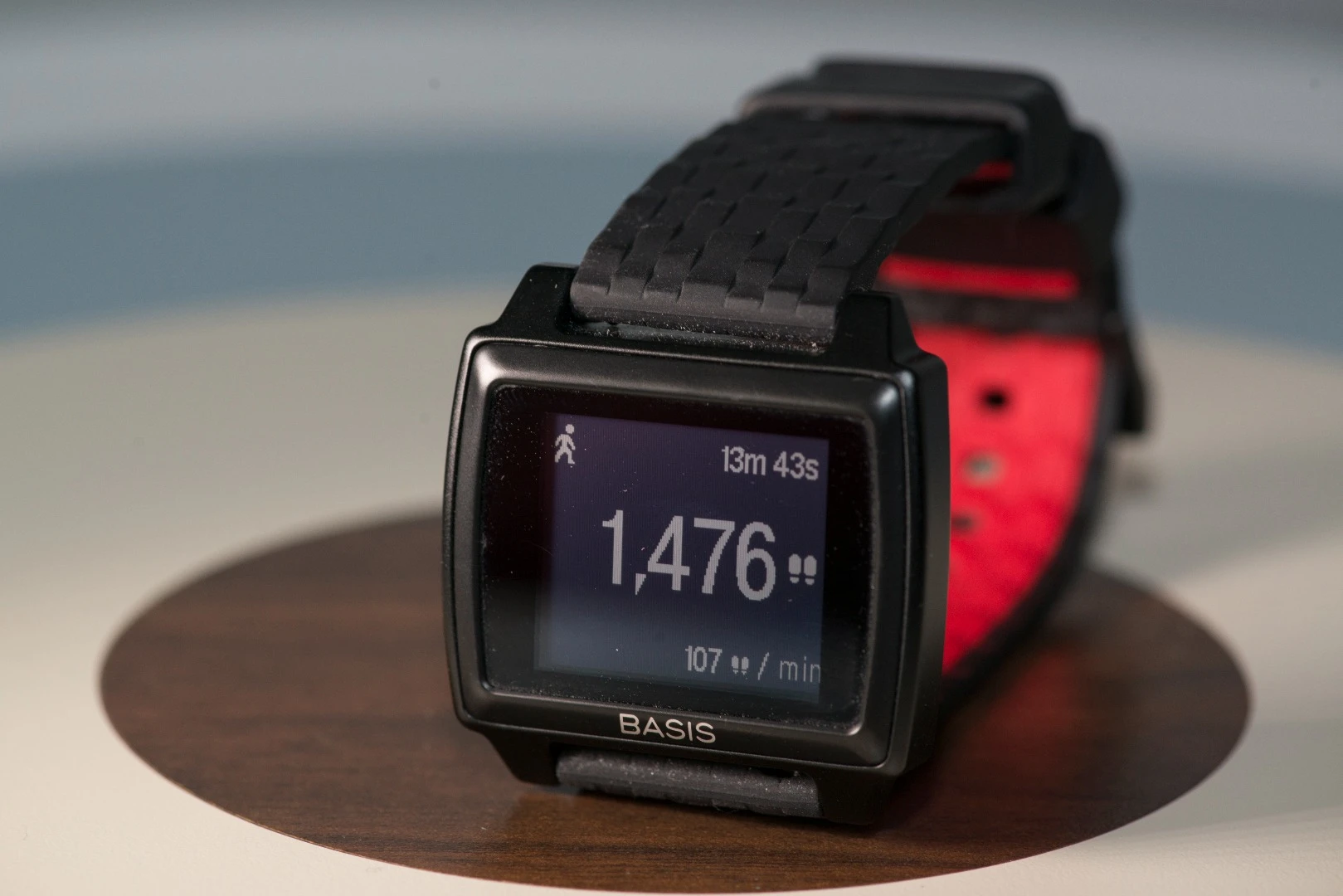 The Basis Peak fitness tracker is available for US$200 and come in black or silver options (Photo: Simon Crisp/Gizmag.com)